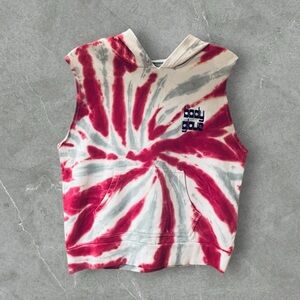 NWOT Body Glove Talia Tie Dye Sleeveless Hoodie